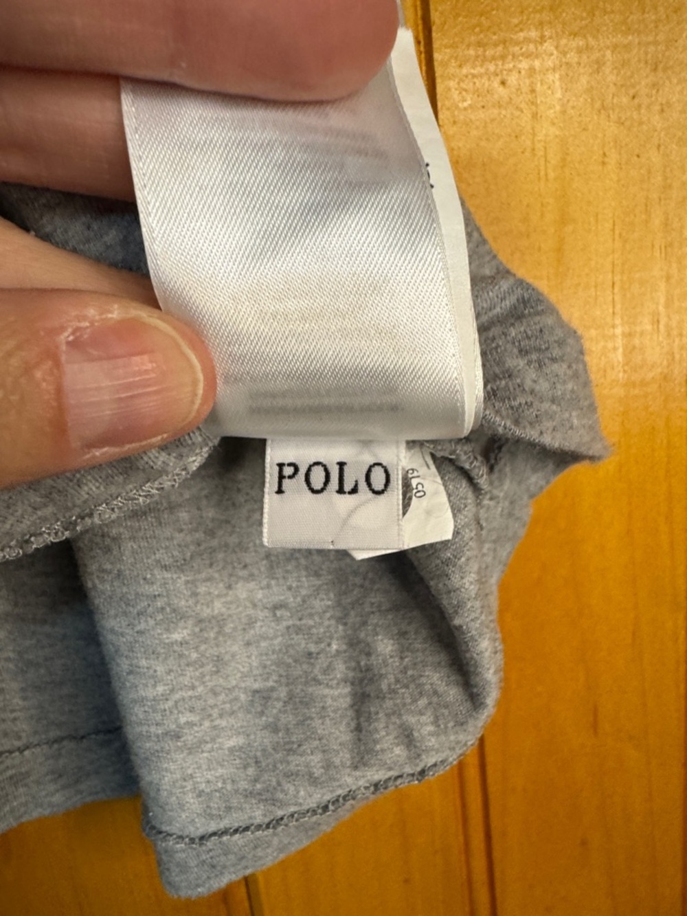 Vintage Polo by Ralph Lauren Gray Tee with Polo Bear in Green Jacket - Picture 3 of 13